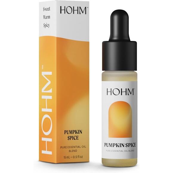 Fall Essential Oil Blend TRIO Pumpkin Spice Fireside & Reverie by Hohm - Picture 7 of 7